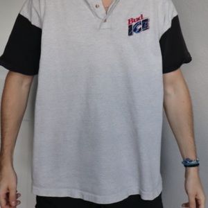 Vintage Bud Ice Henley